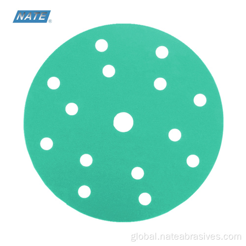 150mm Abrasive Sandpaper Green Sanding Disc 150mm green Film Abrasive Sandpaper Supplier